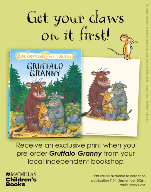 PRE ORDER Gruffalo Granny with INDIE EXCLUSIVE art print