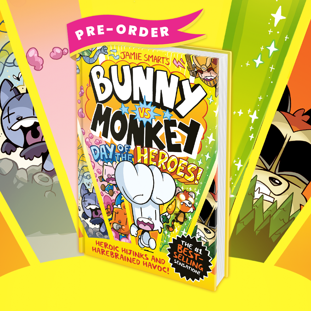 Bunny Vs Monkey: Day of the Heroes! SIGNED copy